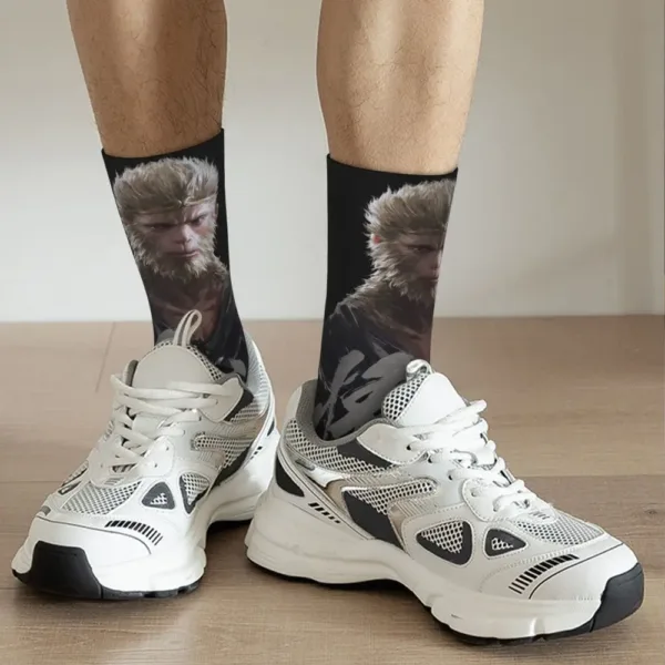 Black Myth Wukong Black Socks - Monkey King