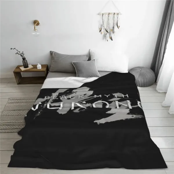 Black Myth Wukong Ultra Soft Fleece Throw Blanket