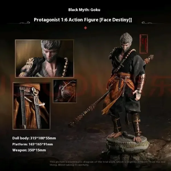 Black Myth Wukong Protagonist Action Figure