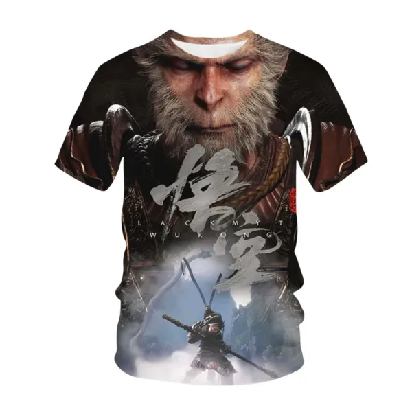 Black Myth WuKong 3D Print T-Shirts