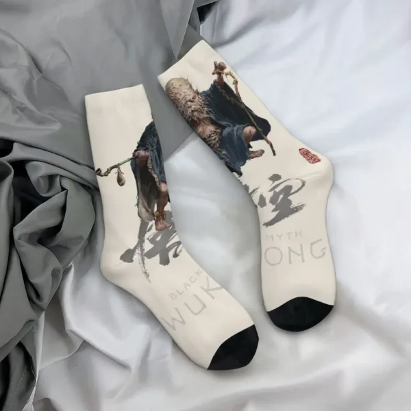 Calcetines de protección de Wukong con mitos negros