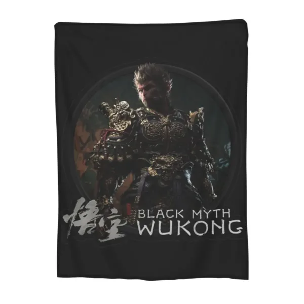 Black Myth Wukong Super Soft Flannel Throw Blanket