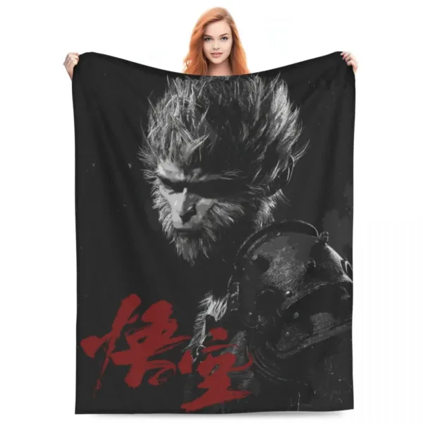 Black Myth Wukong Mythology Game Blanket