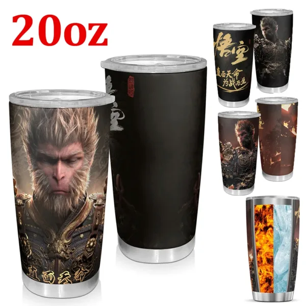 Black Myth Wukong 20oz Thermos