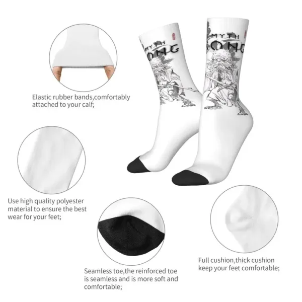 Black Myth Wukong White Socks