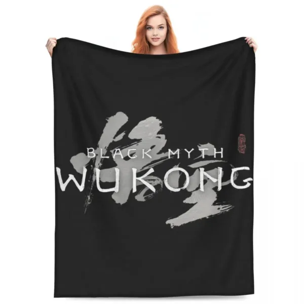 Black Myth Wukong Ultra Soft Fleece Throw Blanket