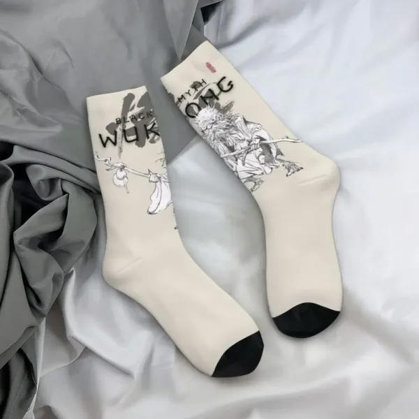 Black Myth Wukong Beige Socks