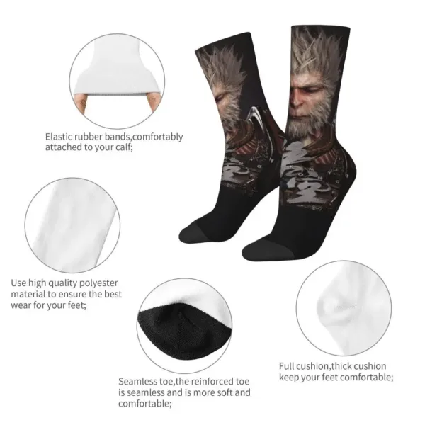 Black Myth Wukong Black Socks