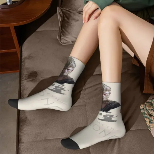 Black Myth Wukong Beige Socks