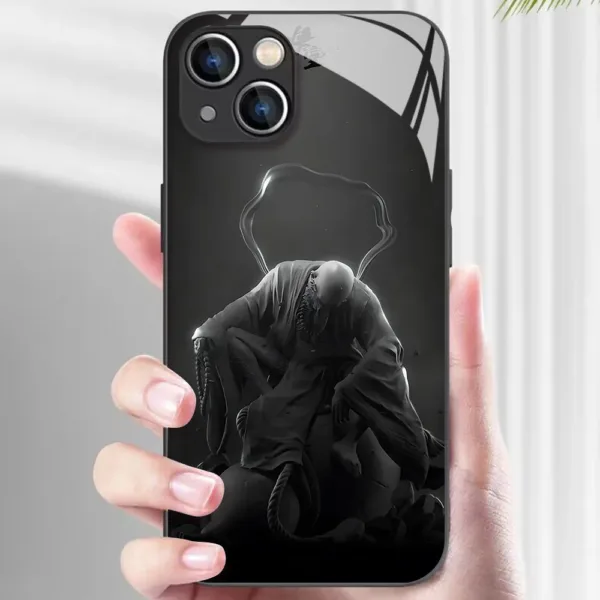 Capas de iPhone de vidro Wukong Black Myth