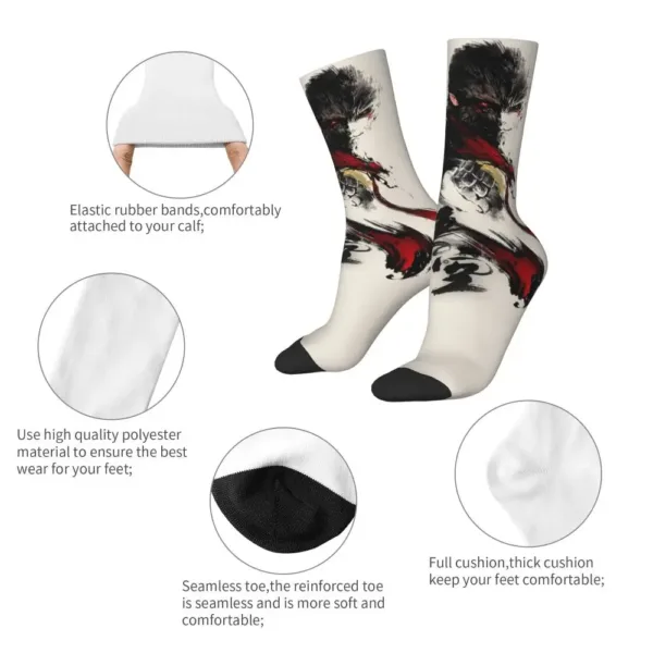 Black Wukong Printing Socks