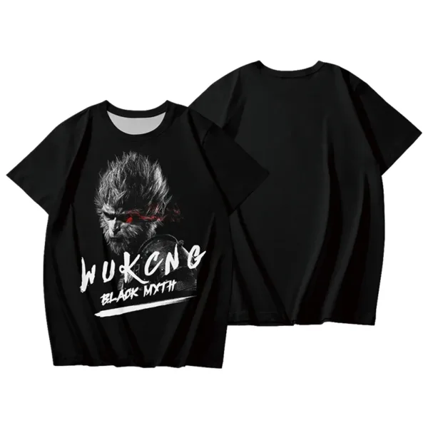 Black Myth WuKong Printed T-shirt