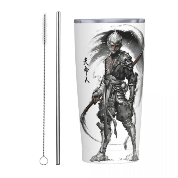 Vaso Myth Wukong de 20 oz con aislamiento al vacío, color negro