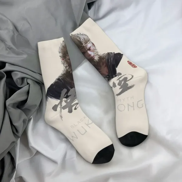 Black Myth Wukong Beige Socks