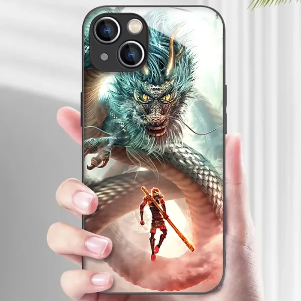 Capas de vidro para iPhone Black Myth Wukong